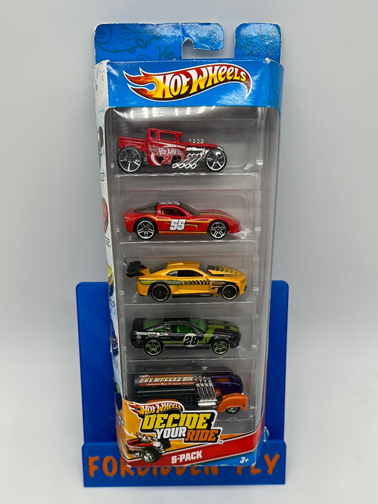 Hot Wheels 5 Pack - 2013 Decide Your Ride w/ Bone Shaker