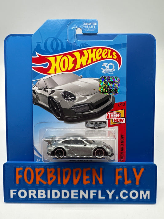Hot Wheels Mainline - Factory Stickered 2018 - Exclusive Zamac Edition #3/18 - Porsche 911 GT3 RS