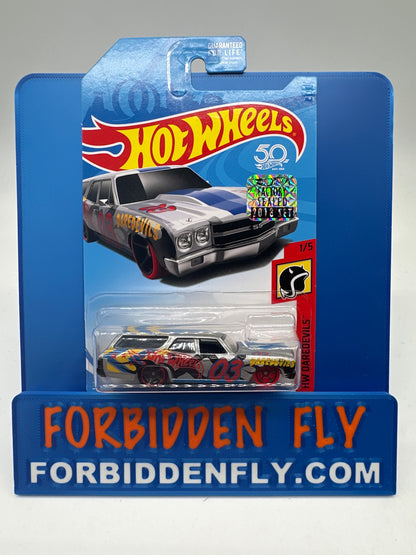 Hot Wheels Mainline - Factory Stickered 2018 - Daredevils ‘70 Chevelle SS Wagon  - Lot Of 4