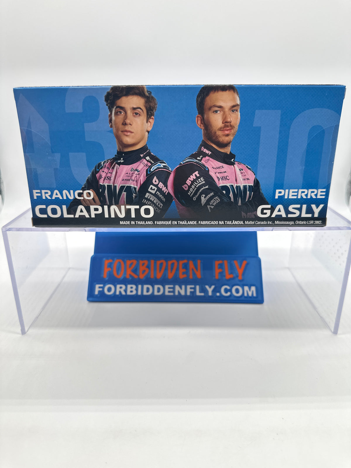 Hot Wheels 2025 Formula 1 Premium Series - Two Pack - BWT Alpine Formula 1 One (F1) Team (#10 Pierre Gasly & #43 Franco Colapinto)