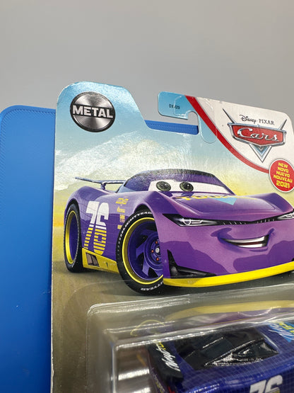 Disney Pixar Cars Movie - Metal Logo Card Release - Cars 3 Next Gen Racer - Will Rusch (#76 Vinyl Toupee)