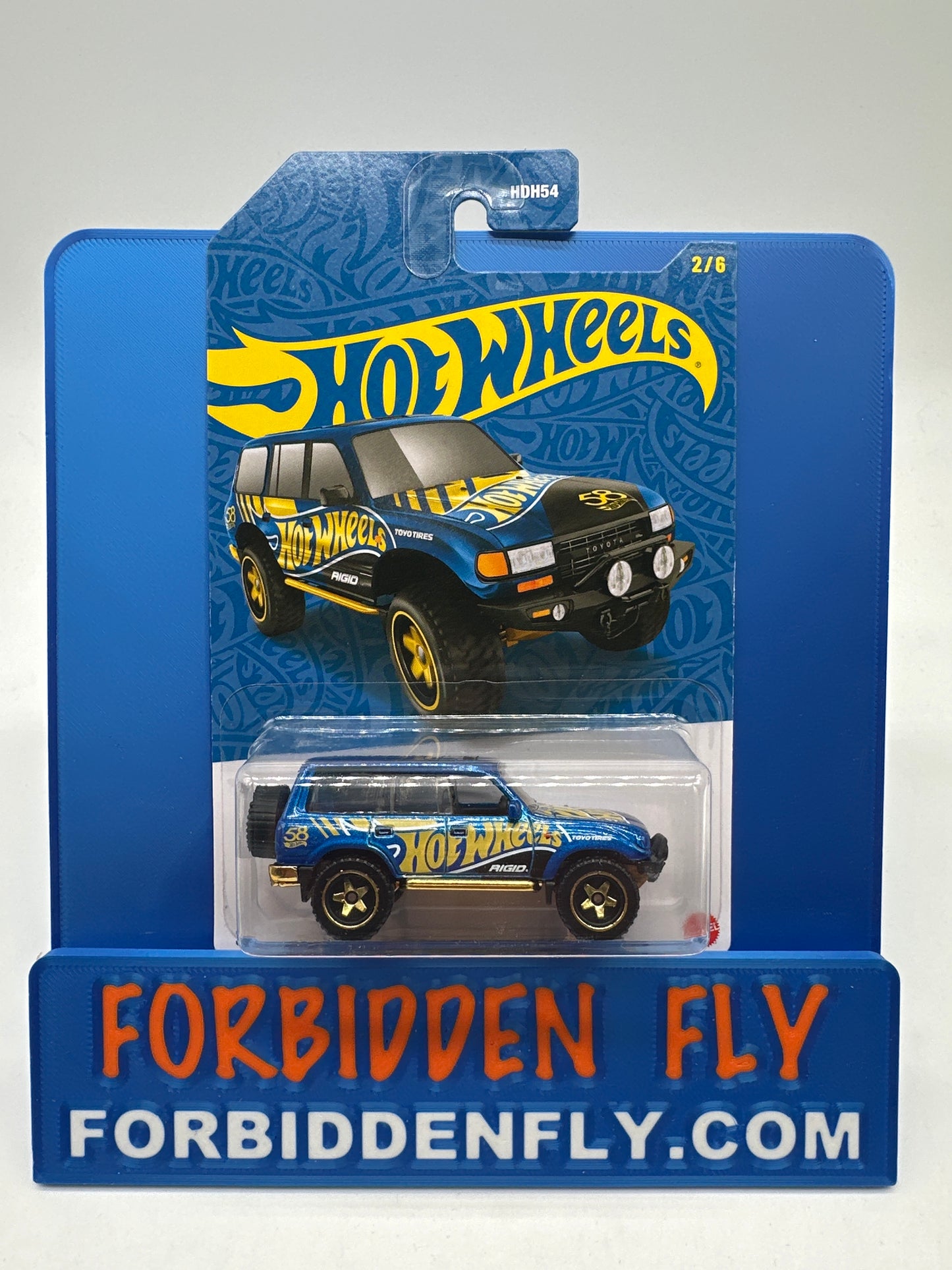 Hot Wheels Mainline - 2026 Blue & Gold 58th Anniversary Wave 2 - Set of 6