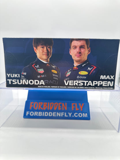 Hot Wheels 2025 Formula 1 Premium Series - Two Pack - Oracle Red Bull Formula 1 One (F1) Team (#1 Max Verstappen & #22 Yuki Tsunoda)