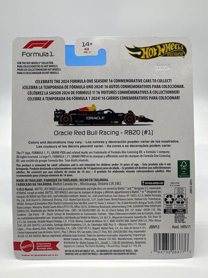 Hot Wheels 2025 Formula 1 Premium Series - Oracle Red Bull Racing #1 - Max Verstappen