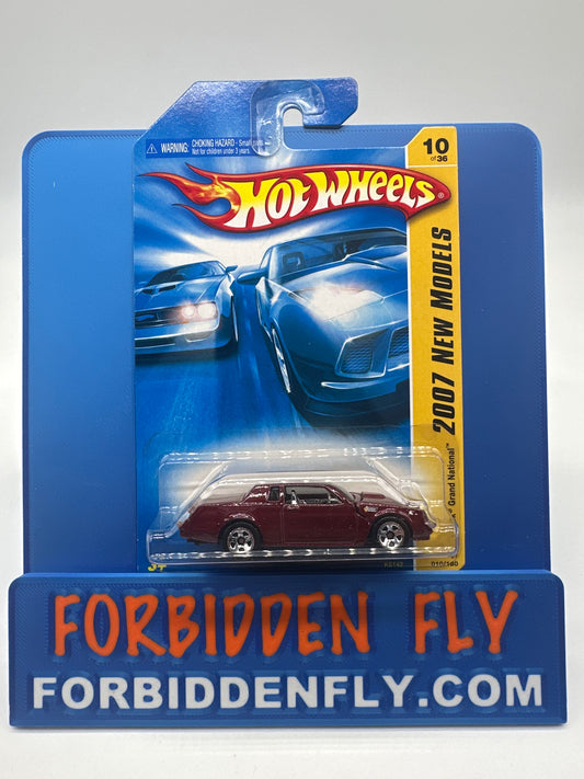 Hot Wheels Mainline - 2007 New Model Series - Buick Grand National - Maroon
