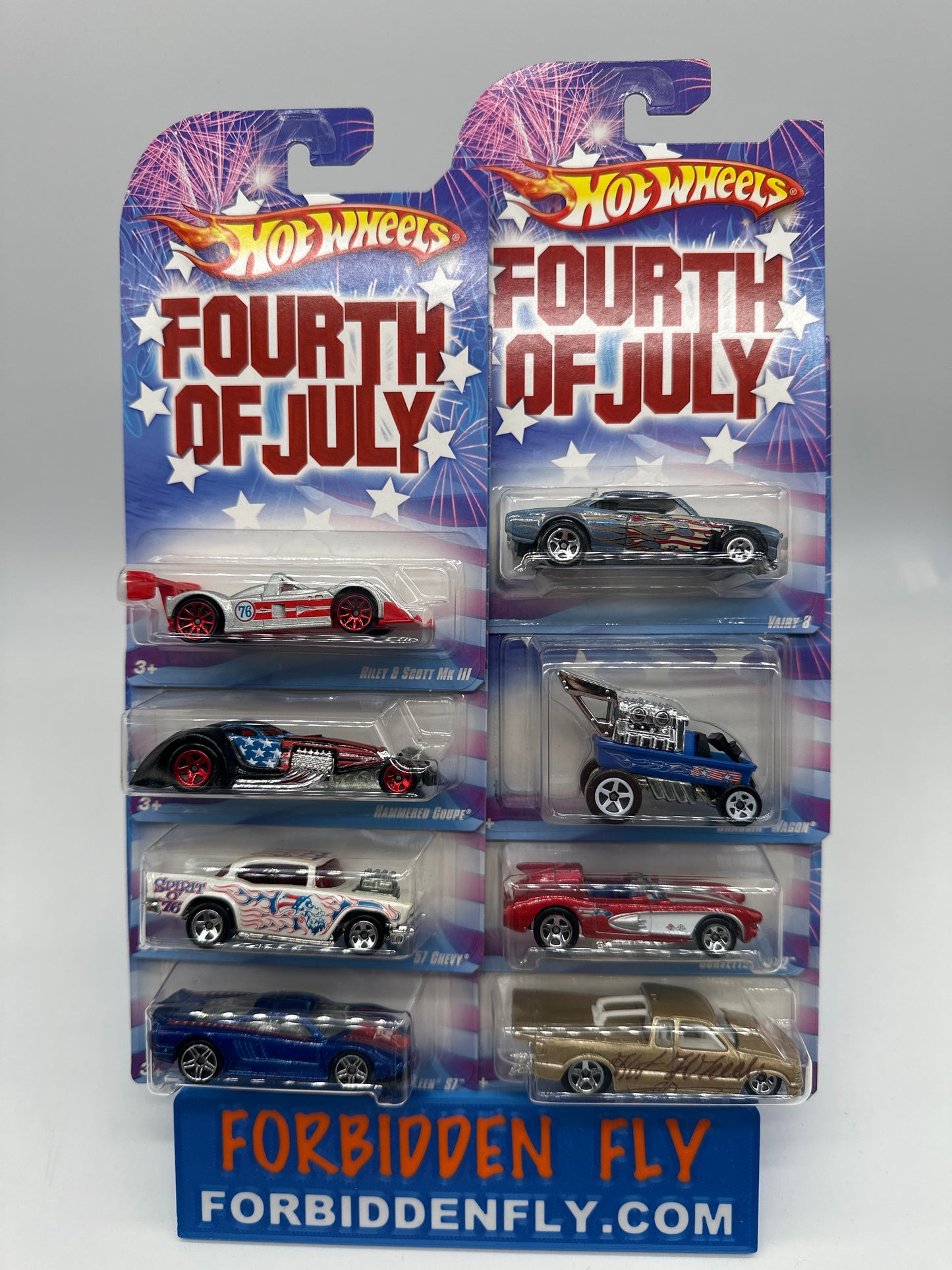 Hot Wheels - 2008 4th Of July Series - Complete Set of 8