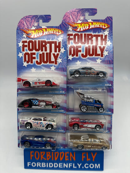 Hot Wheels - 2008 4th Of July Series - Complete Set of 8