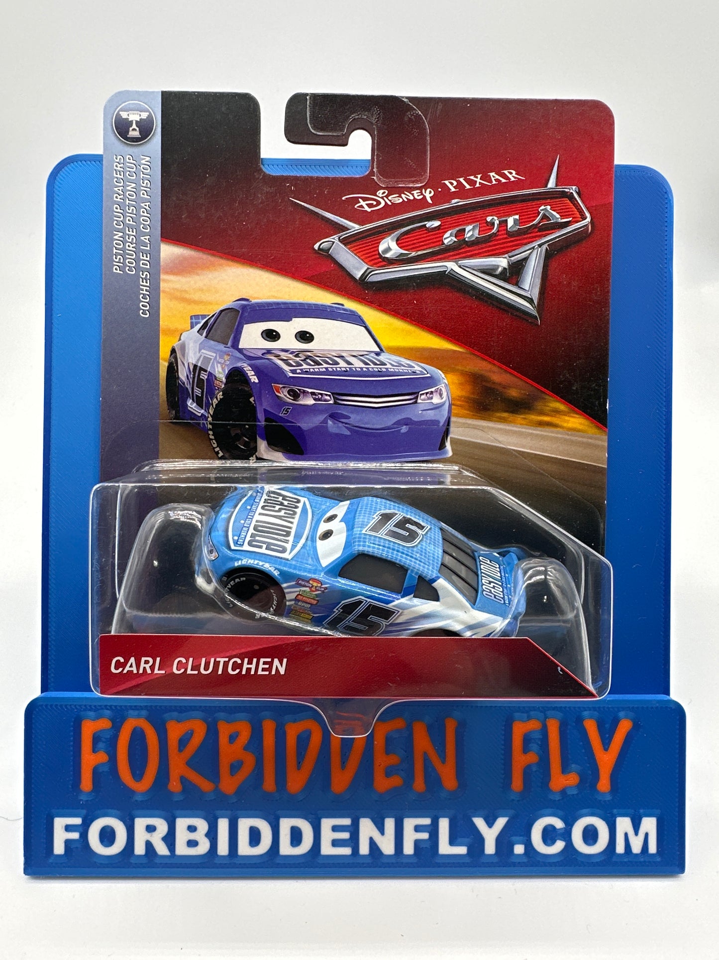 Disney Pixar Cars Movie - Piston Cup Racers Series - Carl Clutchen