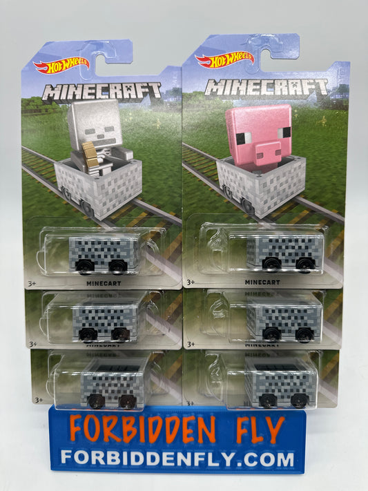 Hot Wheels - Walmart Exclusive 2016 Minecraft Series - Complete Set of 6