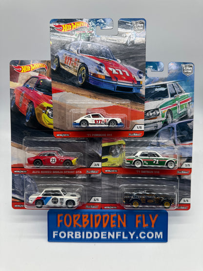 Hot Wheels Car Culture Premium - Door Slammers Series Complete Set of 5
