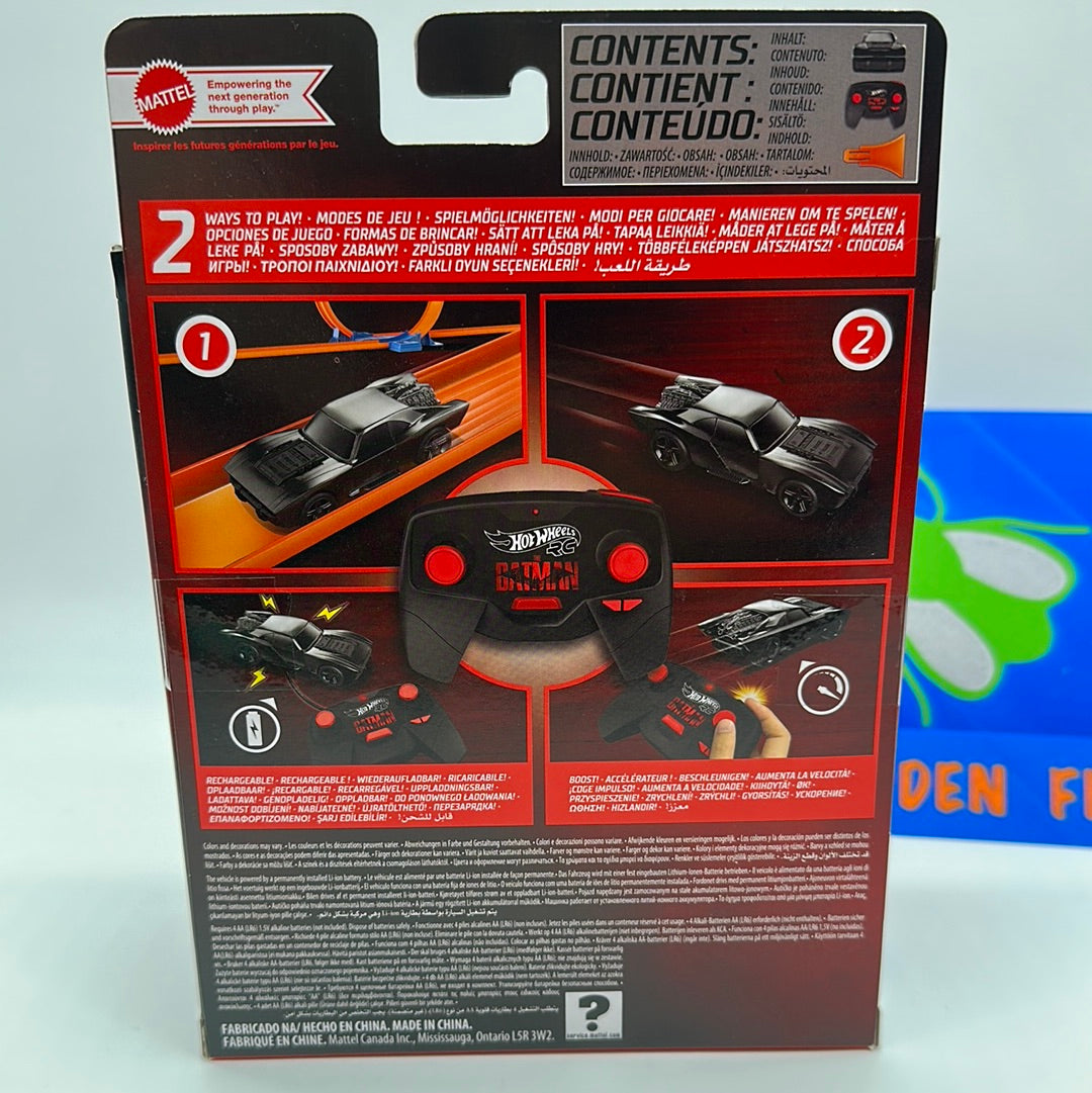 Hot Wheels RC - Remote Control Car - The Batman Movie Batmobile