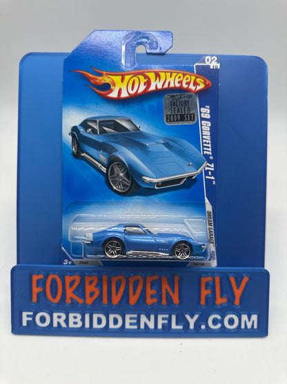 Hot Wheels Mainline - 2009 Factory Stickered - Dream Garage Series - ‘69 Corvette ZL-1 - Lot Of 2