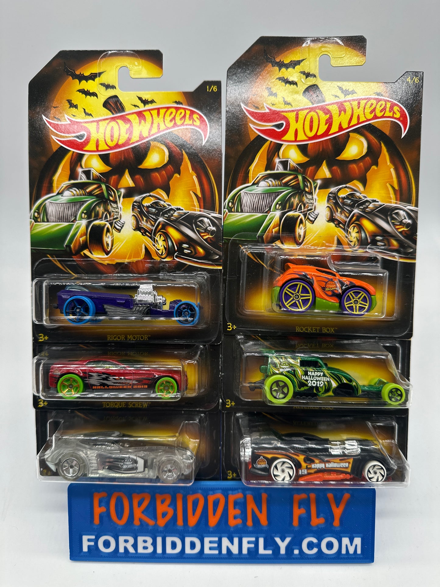 Hot Wheels - 2018 Halloween Series - Complete Set of 6