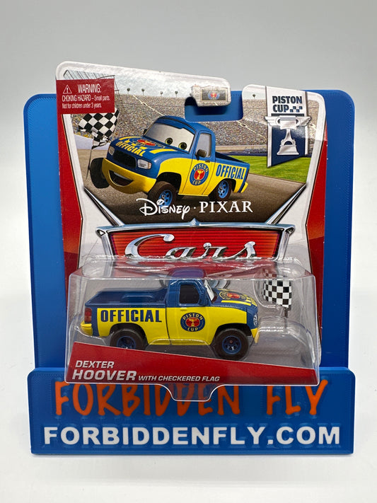 Disney Pixar Cars Movie - World of Cars Piston Cup Series - Dexter Hoover with Checkered Flag