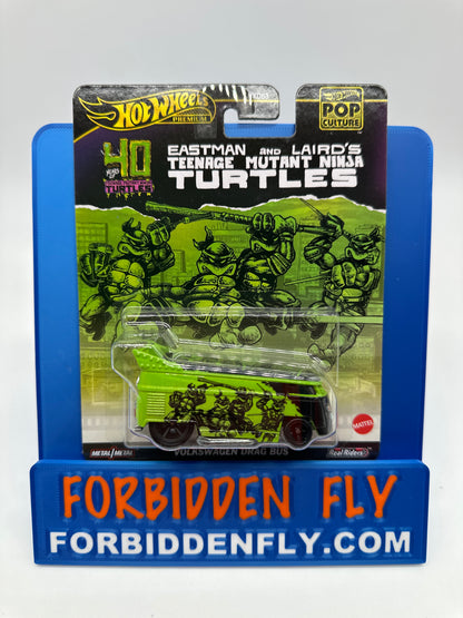 Hot Wheels Premium - Pop Culture 2024 Mix D - Teenage Mutant Ninja Turtles Volkswagen Drag Bus