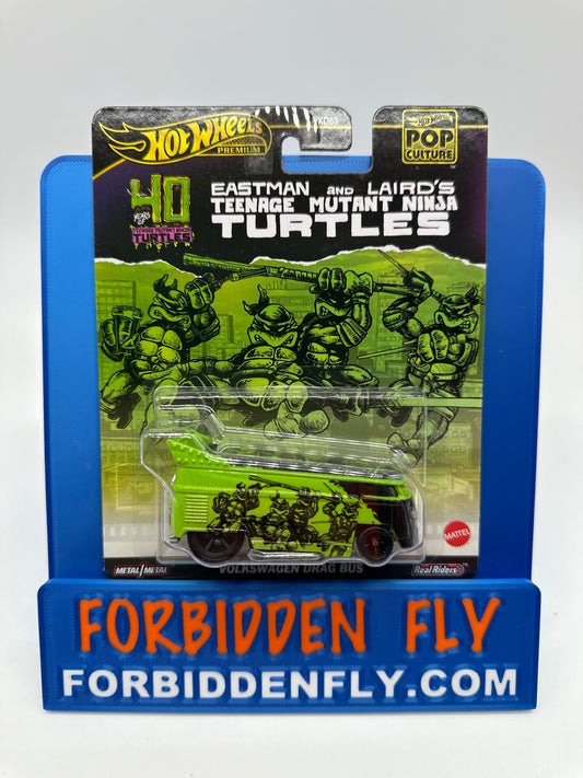 Hot Wheels Premium - Pop Culture 2024 Mix D - Teenage Mutant Ninja Turtles Volkswagen Drag Bus