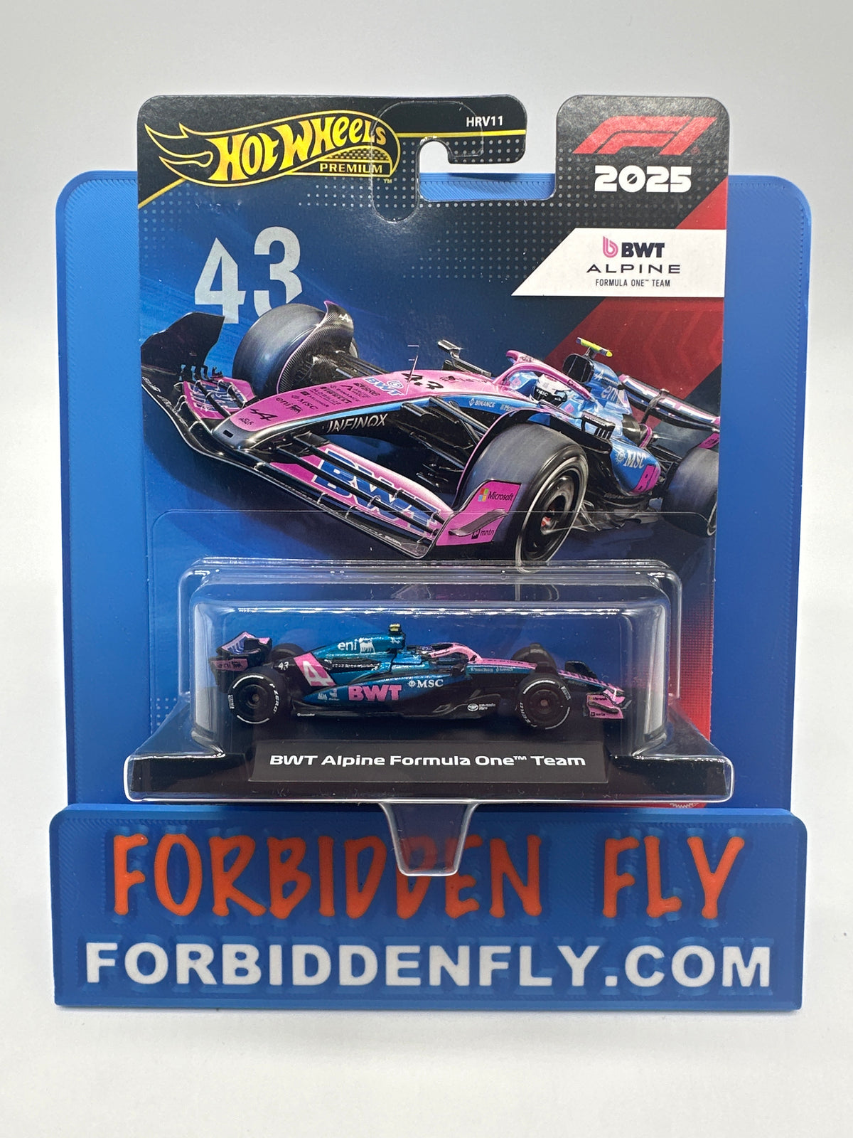 Hot Wheels 2025 Formula 1 Premium Series - BWT Alpine Formula One Team #43 - Franco Colapinto