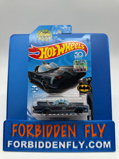 Hot Wheels Mainline - Factory Stickered 2018 - TV Series Batmobile - Lot Of 2