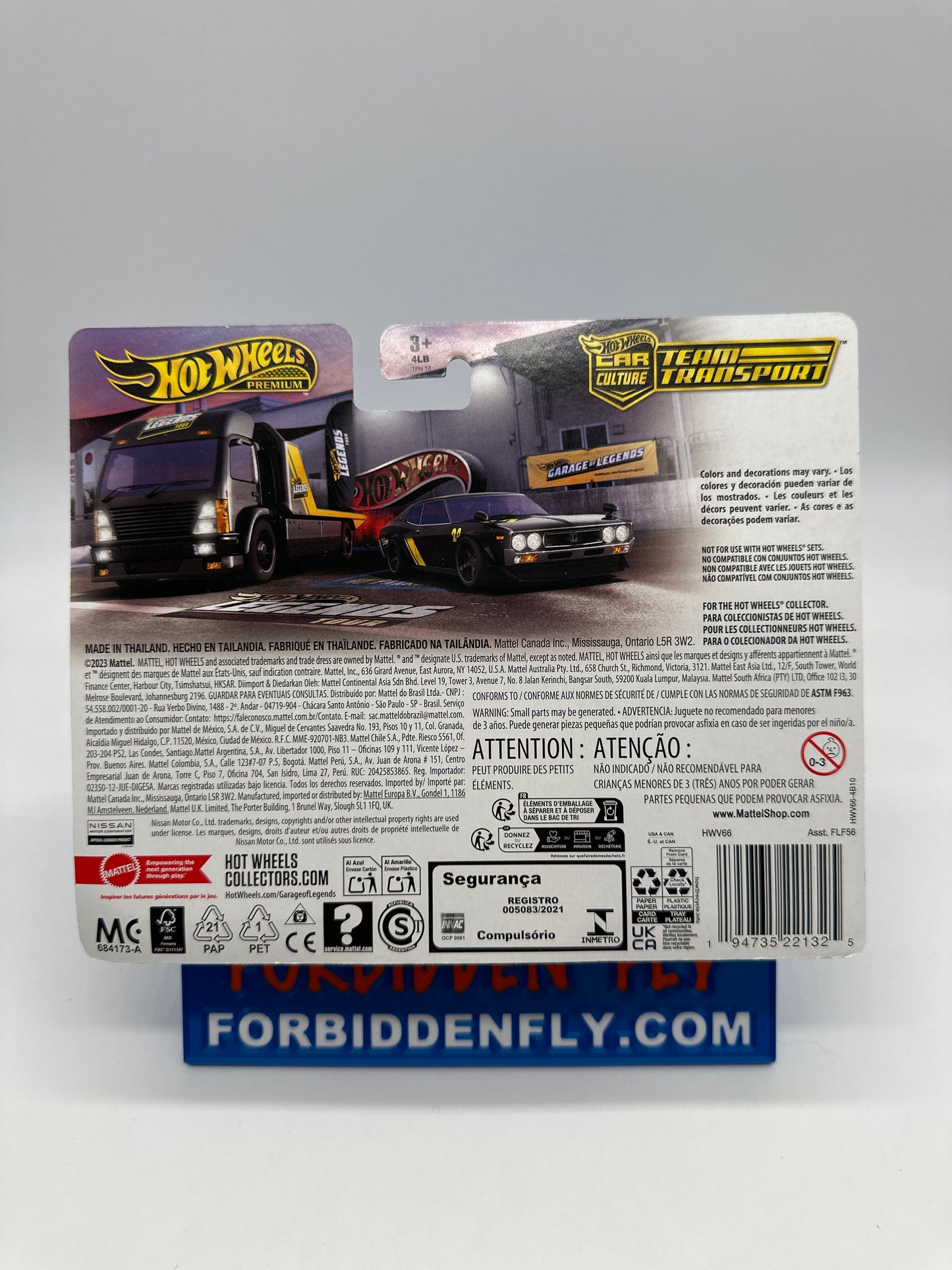 Hot Wheels Car Culture Team Transport - Wal Mart 2024 Legends Tour - Nissan Laurel 2000 SGX & Aero Lift