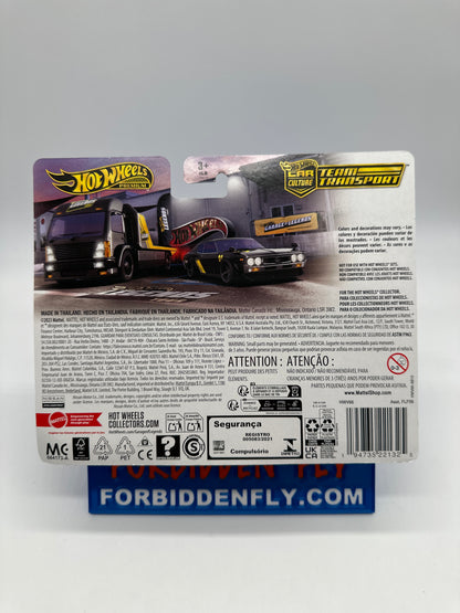 Hot Wheels Car Culture Team Transport - Wal Mart 2024 Legends Tour - Nissan Laurel 2000 SGX & Aero Lift