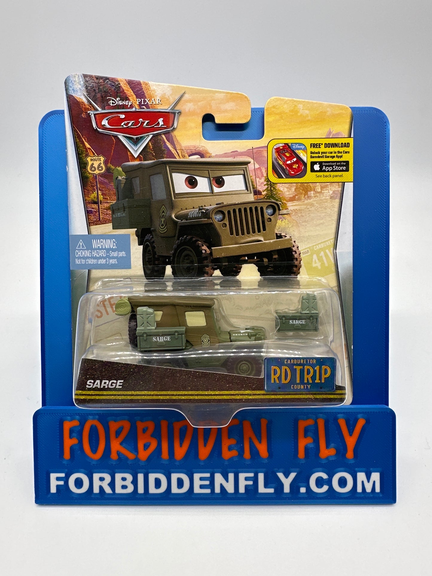 Disney Pixar Cars Movie - RD TR1P (Road Trip) Series - Sarge