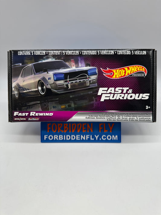 Hot Wheels Premium - Fast & Furious Series - Fast Rewind Boxed Set of 5