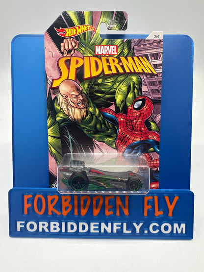 Hot Wheels - 2016 Wal Mart Exclusive Marvel Spider-Man Homecoming Series - Complete Set of 7 With Chase