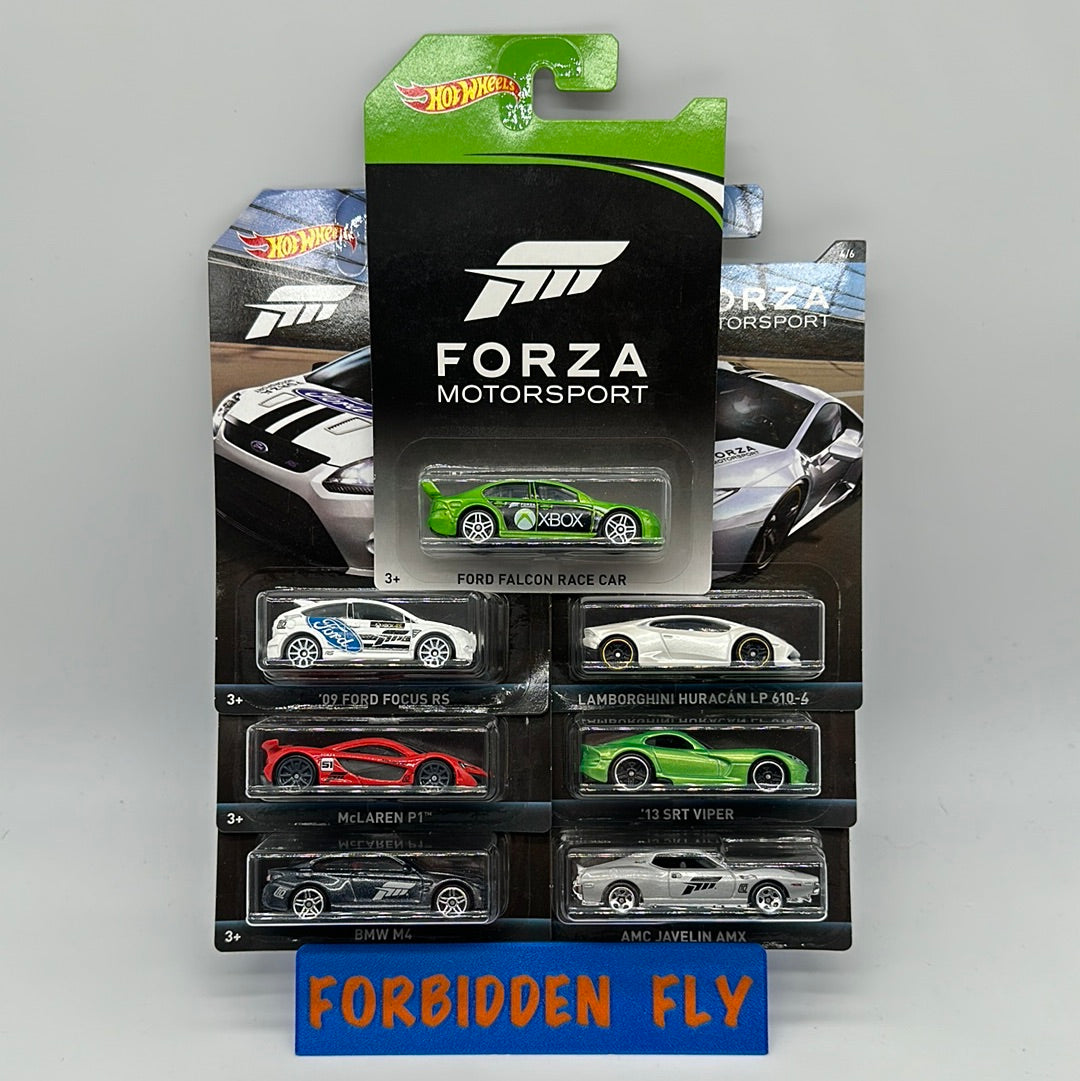 Hot Wheels - Walmart Exclusive 2017 Forza Motorsport Series - Complete Set of 6 and Chase (7 Cars)