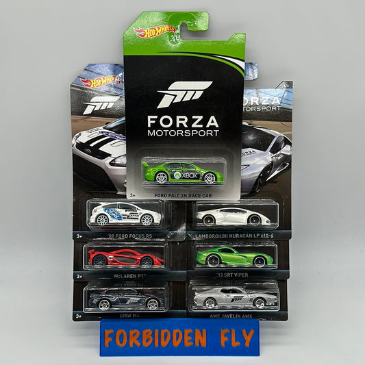 Hot Wheels - Walmart Exclusive 2017 Forza Motorsport Series - Complete Set of 6 and Chase (7 Cars)