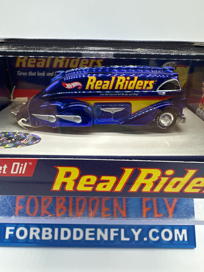 Hot Wheels Collectors - 2005 Custom Car Show Japan Convention Exclusive - Real Riders Blue Rocket Oil