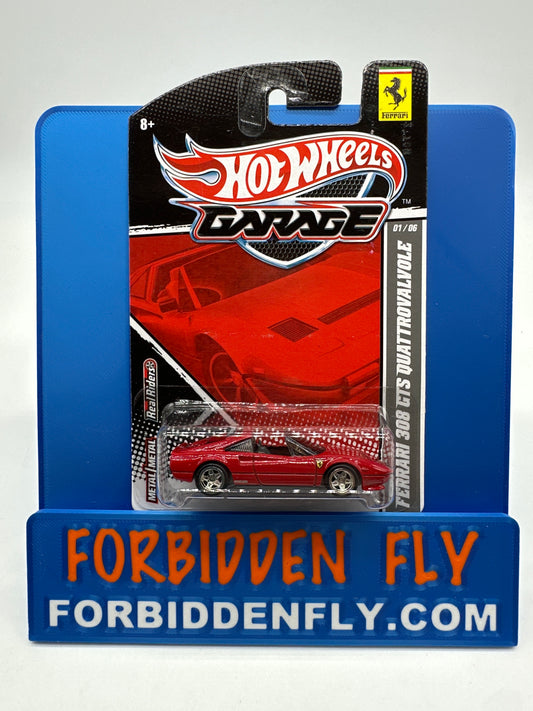 Hot Wheels Premium - HW Garage Series (Ferrari) - Red Ferrari 308 GTS Quattrovalvole (#1/6)
