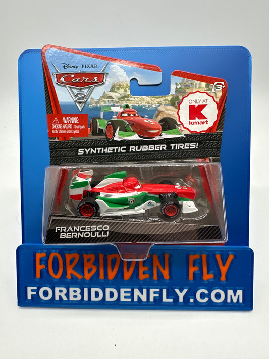 Disney Pixar Cars Movie - K Mart Exclusive - Francesco Bernoulli with Synthetic Rubber Tires
