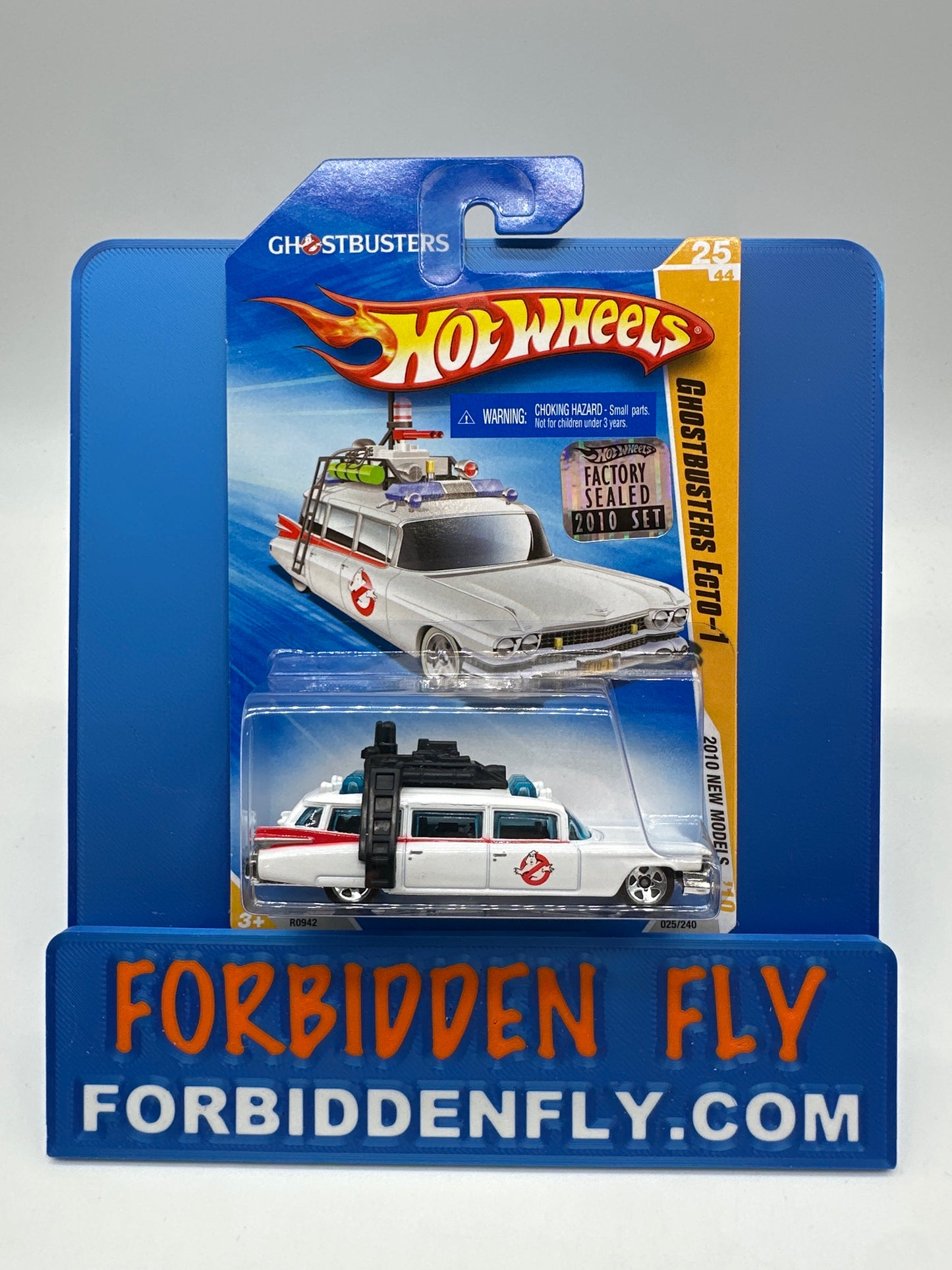 Hot Wheels Factory Stickered 2010 New Model Mainline - Ghostbusters Ecto-1