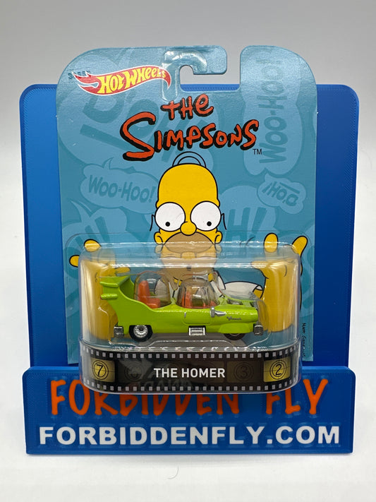 Hot Wheels 2016 Retro Entertainment Premium Single - The Simpsons - The Homer (Movie Reel Packaging)