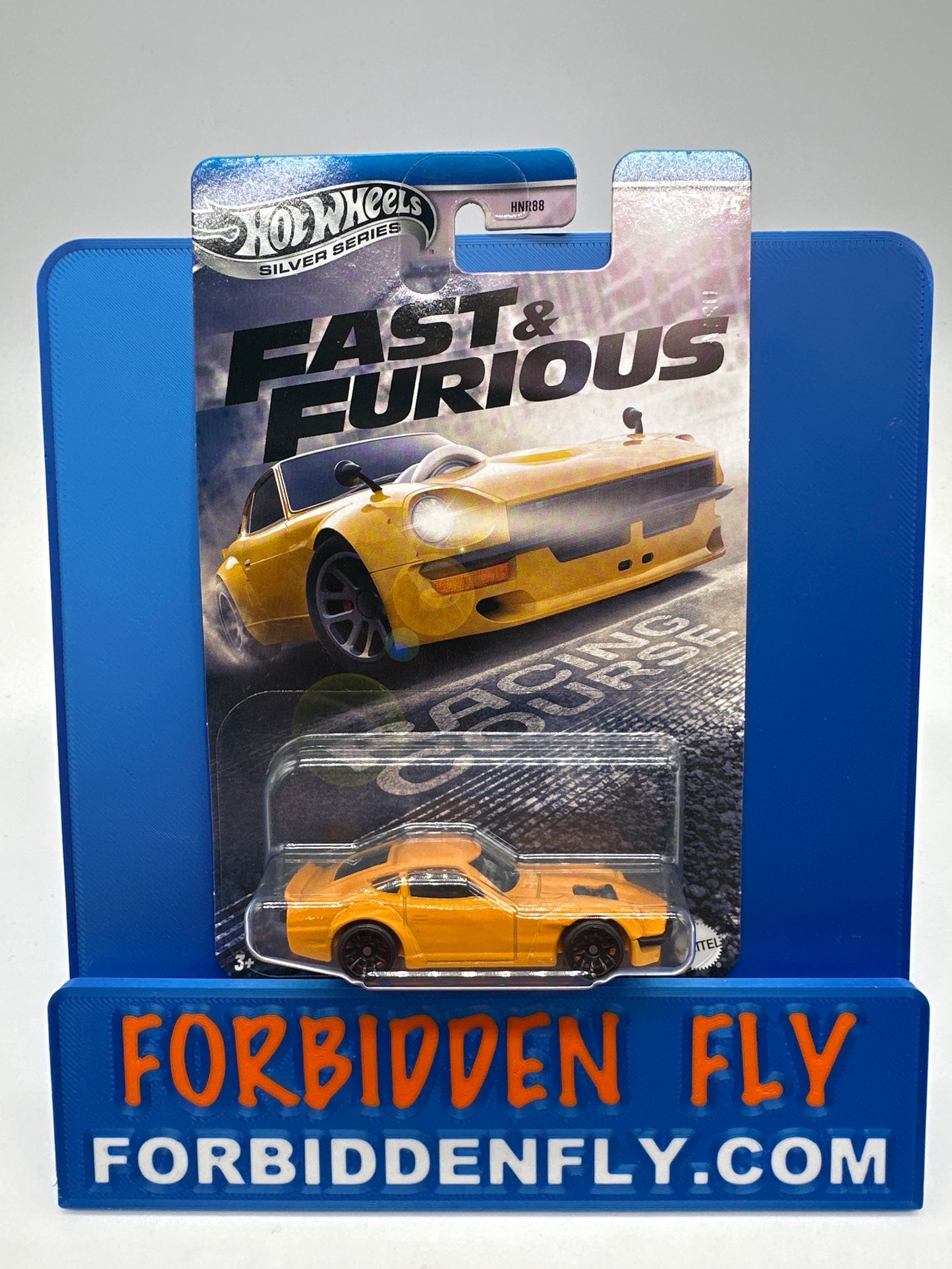 Hot Wheels 2025 Silver Series - Wal Mart Exclusive - Fast & Furious Racing Course Series - #3/5 Datsun 240Z Custom