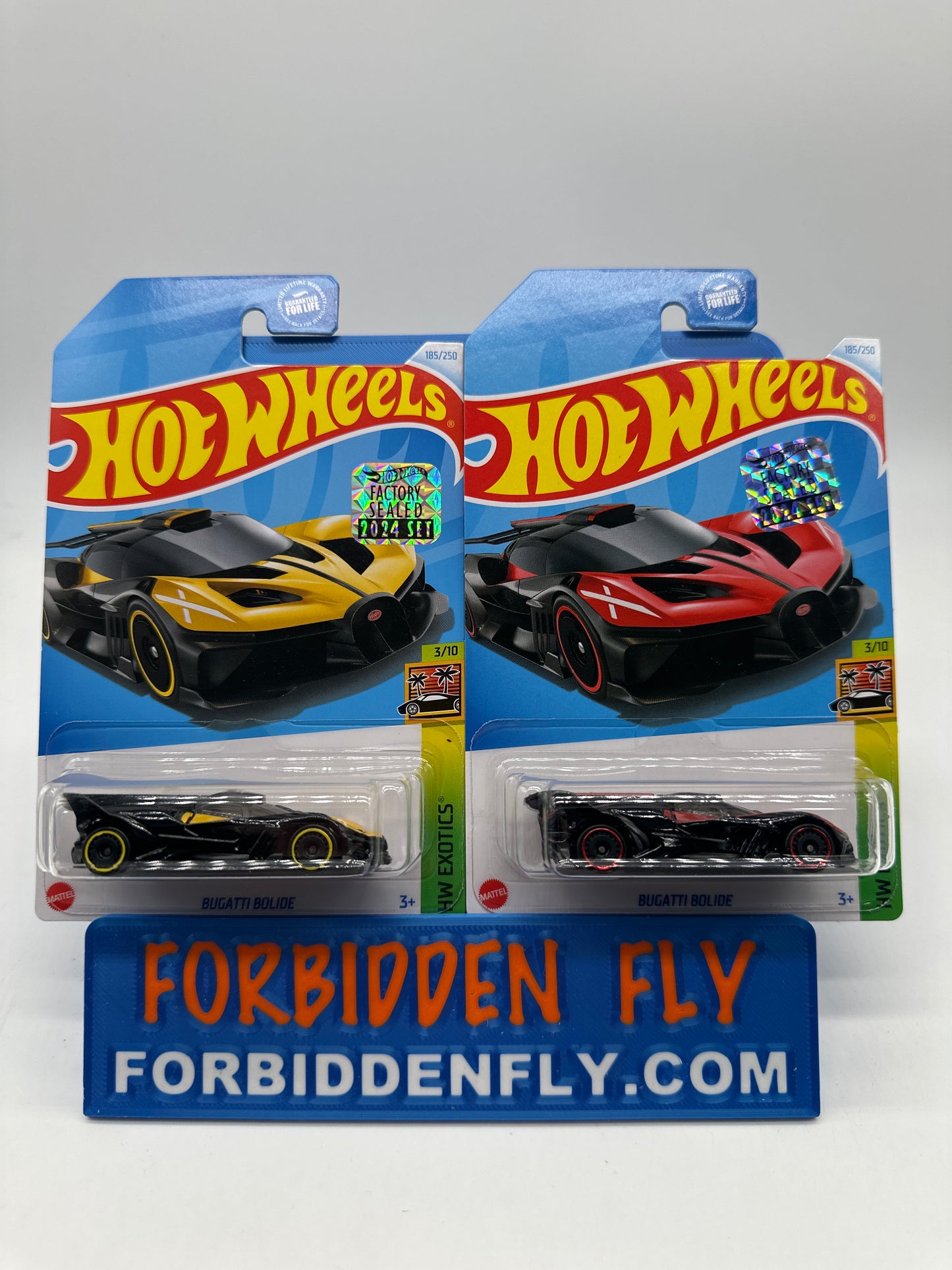 Hot Wheels Mainline - Factory Stickered 2024 - Bugatti Bolide - Lot Of 2