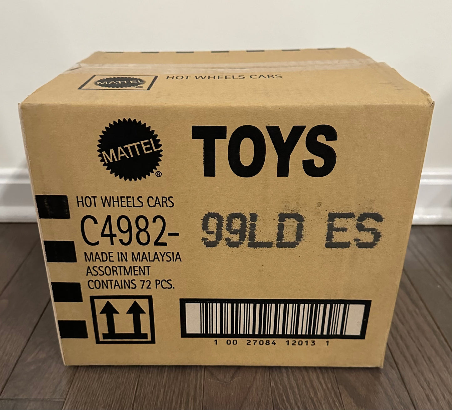 Hot Wheels - Factory Sealed International Cards Mainline Case of 72 - 2024 D Case