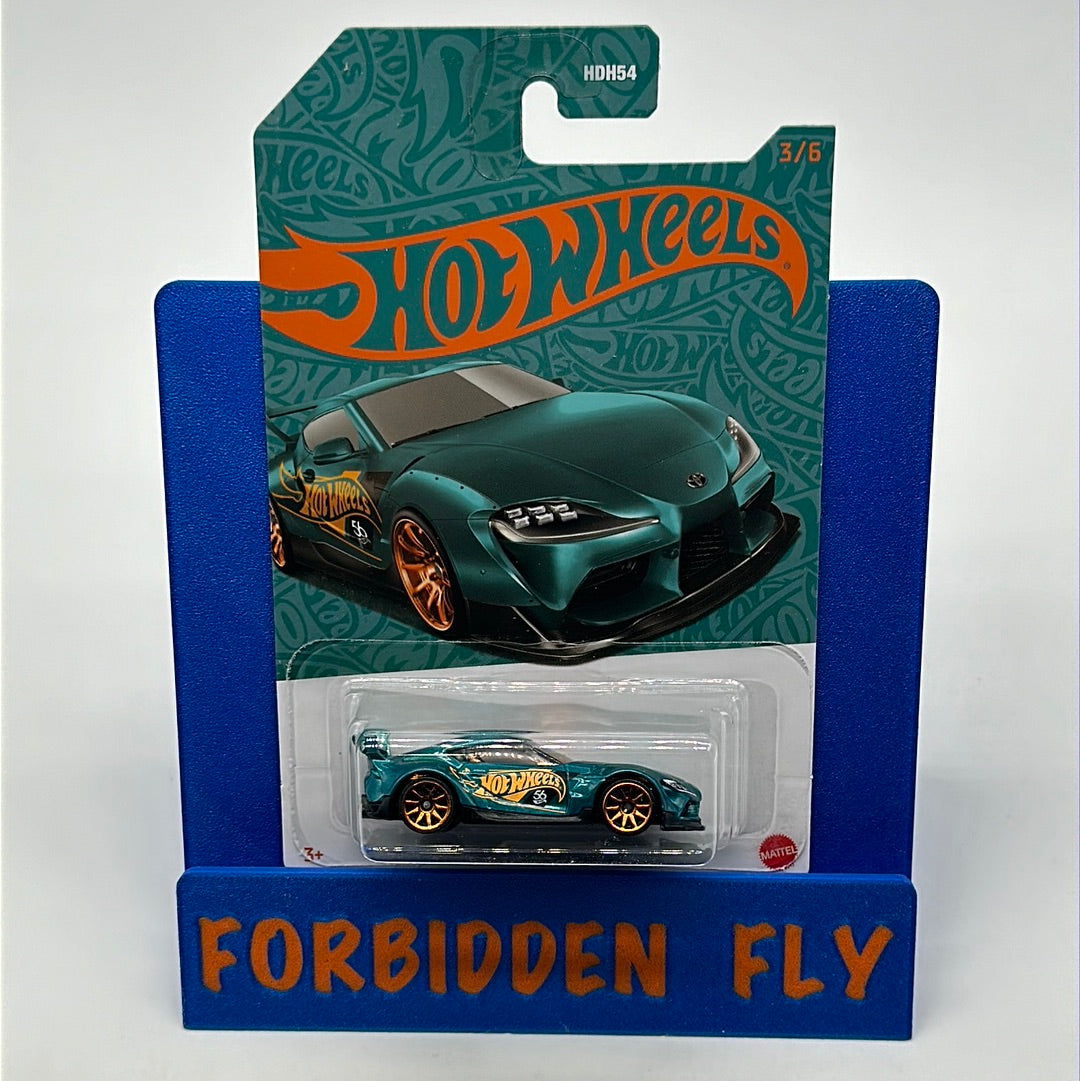 Hot Wheels Mainline - 2024 56th Anniversary - Pearl & Chrome - Mix B - ‘20 Toyota GR Supra