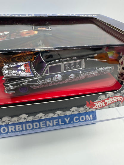 Hot Wheels Collectors - 2007 Custom Car Show Japan Convention Exclusive - The World of Voltaire Dairy Delivery & ‘63 Cadillac Fleetwood Hearse Set