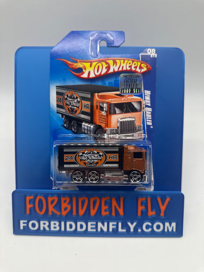Hot Wheels Mainline - 2009 Factory Stickered - HW City Works Series - Hiway Hauler - Lot Of 3
