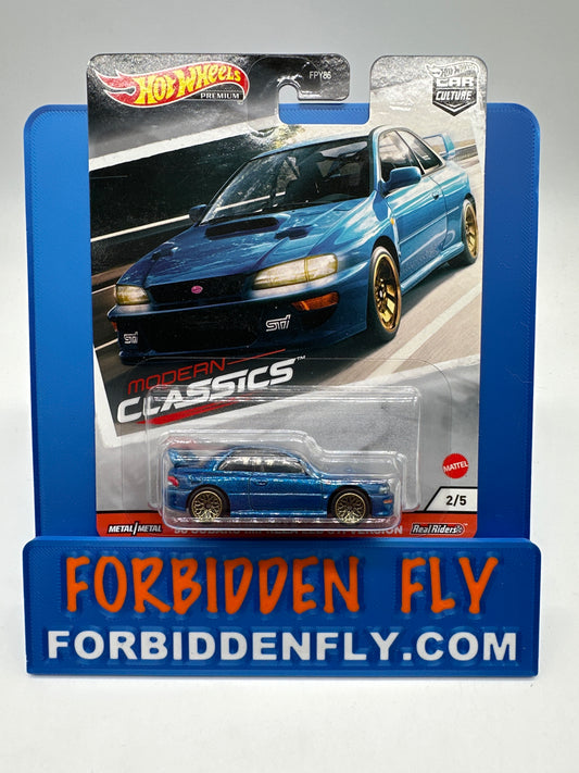 Hot Wheels Car Culture Premium - Modern Classics Series 2 Single - #2/5 - ‘98 Subaru Impreza 22B STi-Version