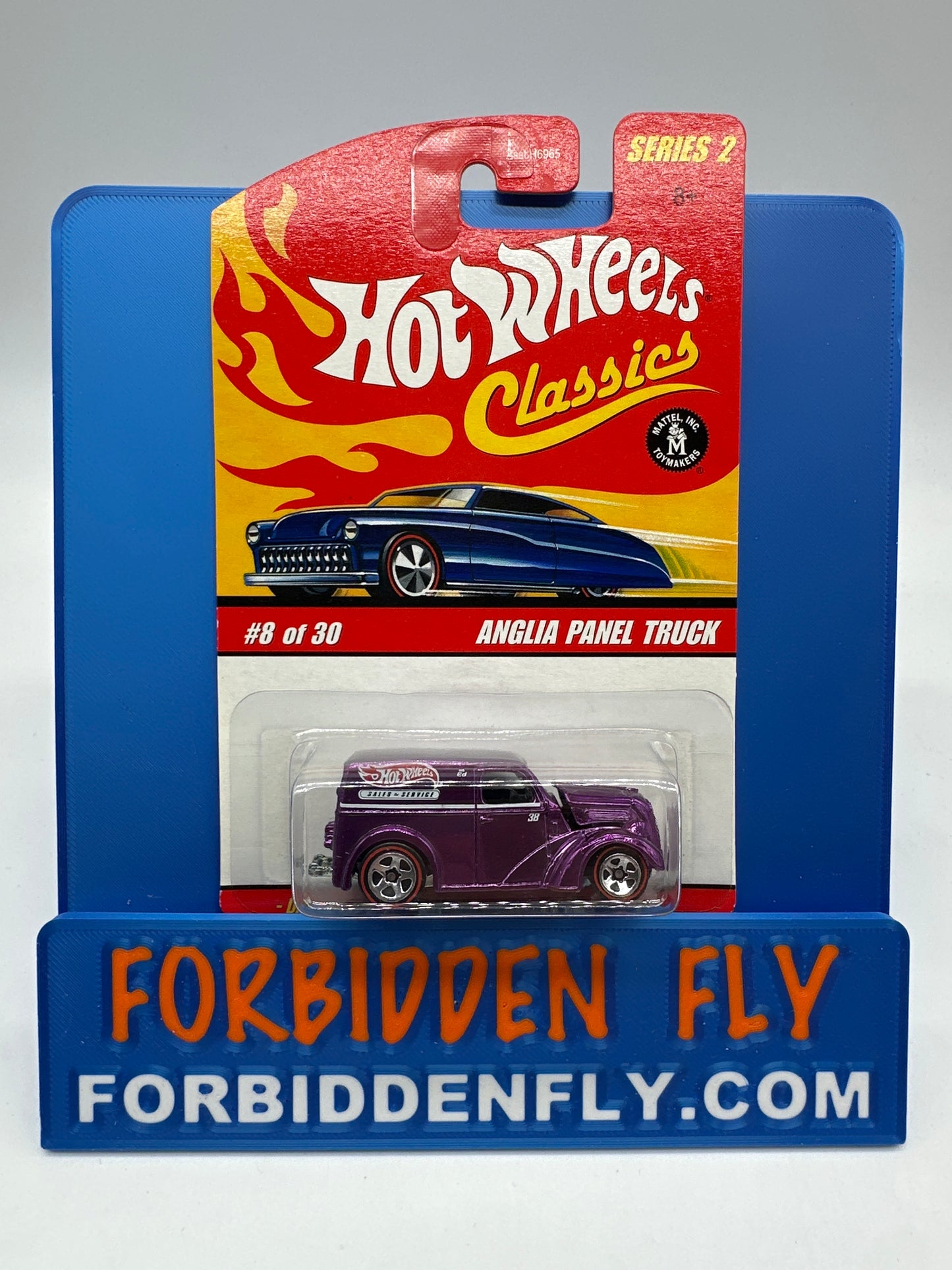 Hot Wheels Classics - Series 2 #8 of 30 - Purple Anglia Panel Truck (RL)