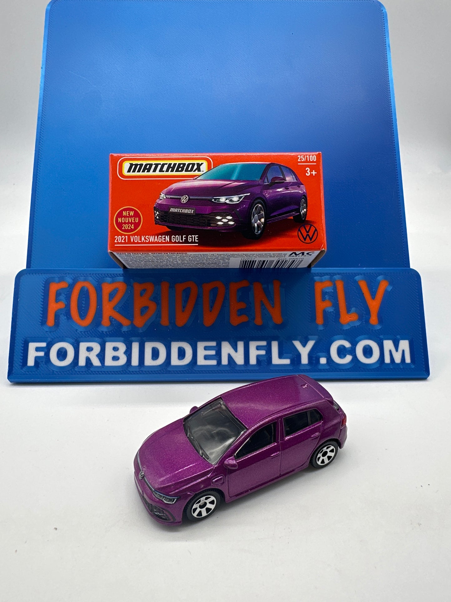 Matchbox Power Grabs 2024 - #25/100 - 2021 Volkswagen Golf GTE - Purple