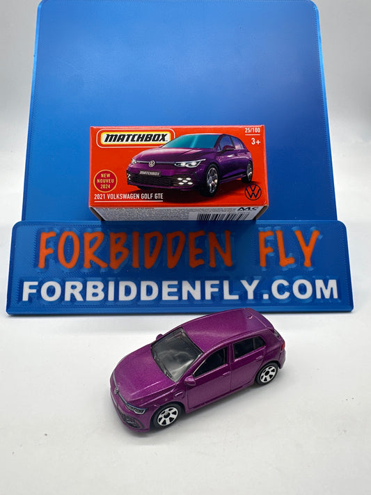 Matchbox Power Grabs 2024 - #25/100 - 2021 Volkswagen Golf GTE - Purple