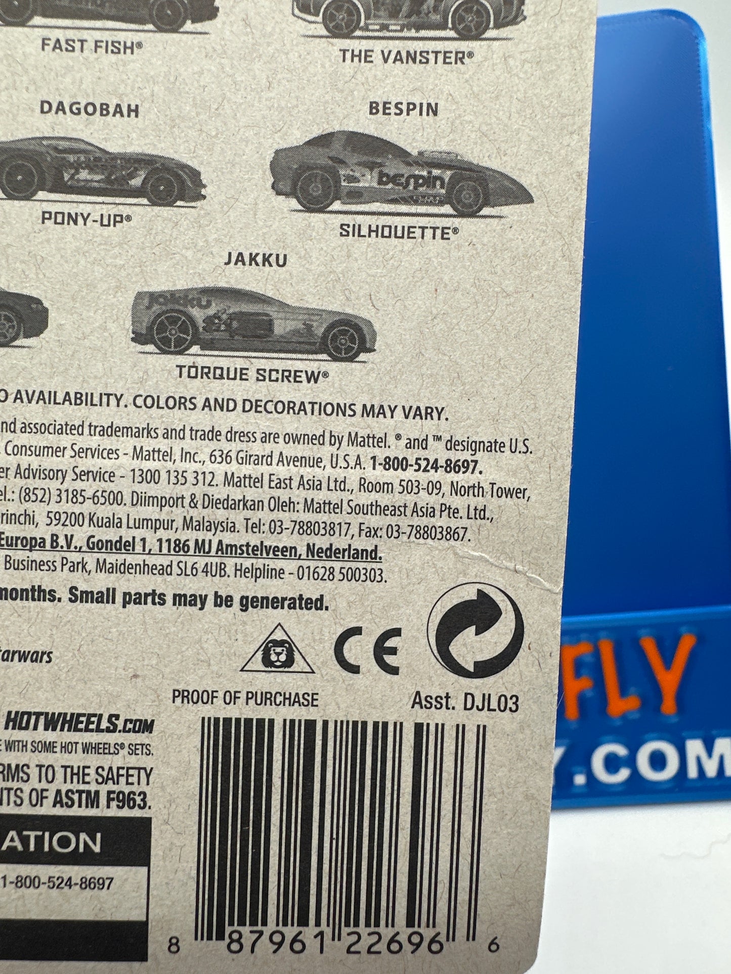Hot Wheels - Walmart Exclusive 2015 Star Wars Planets Series - Complete Set of 8