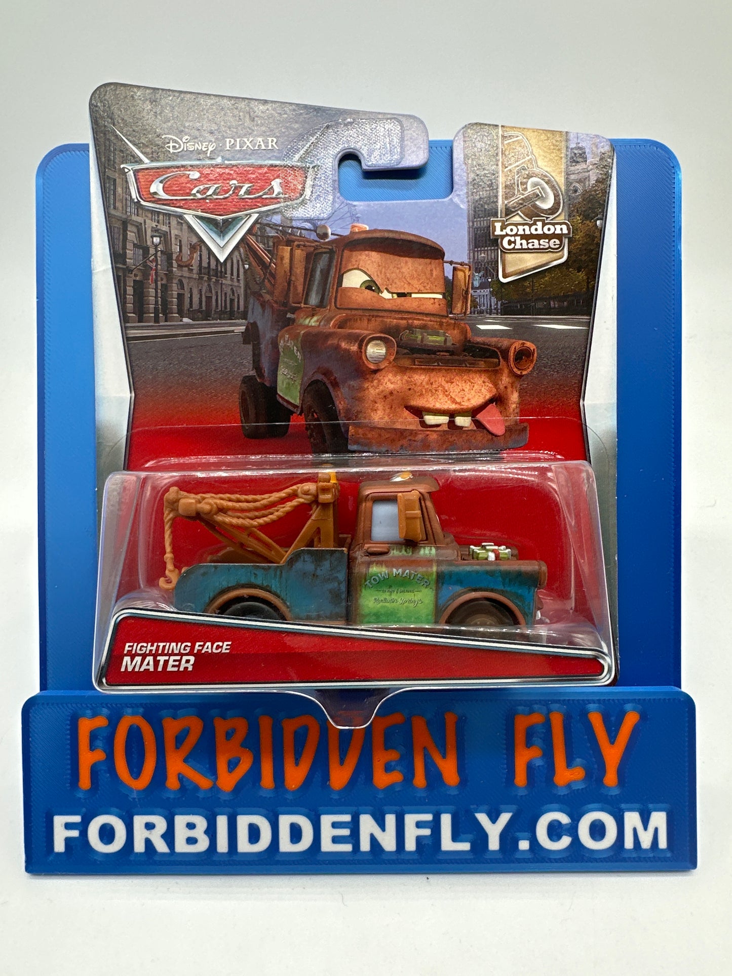 Disney Pixar Cars Movie - London Chase Series - Fighting Face Mater