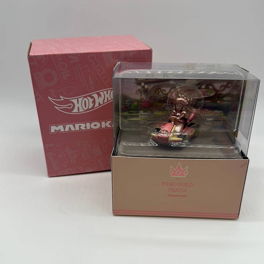 Hot Wheels Sdcc 2022 Exclusive Mario Kart Pink Gold Princess Peach Forbidden Fly 9065