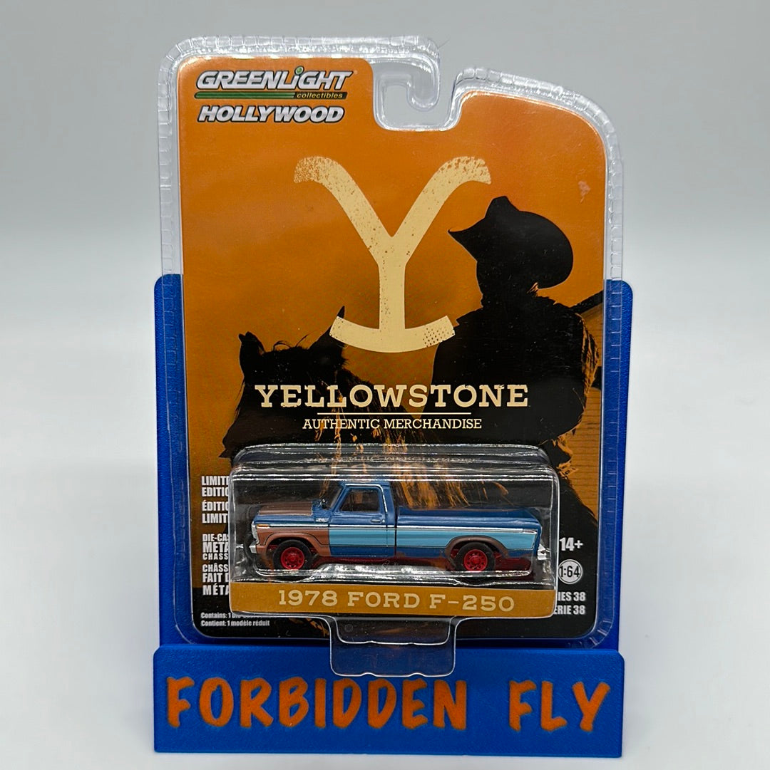 GreenLight Hollywood Series 38 - #44980-E” - Target Red Chase Exclusive Yellowstone 1978 Ford F-250