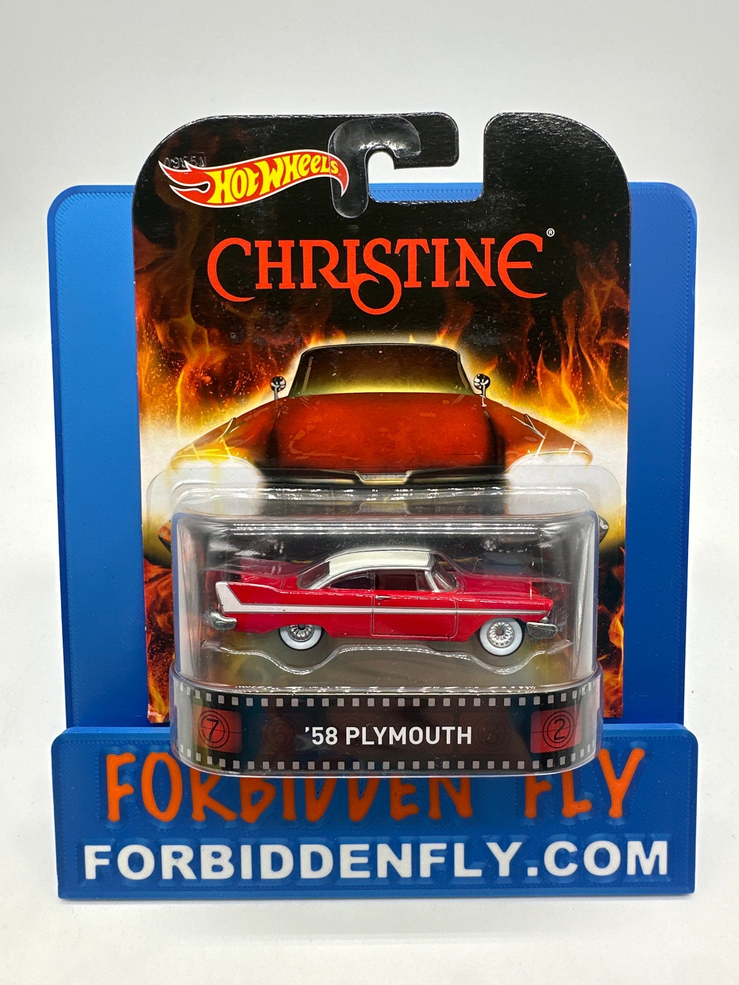 Hot Wheels 2015 Retro Entertainment Premium Single - Christine - ‘58 Plymouth (Movie Reel Packaging)