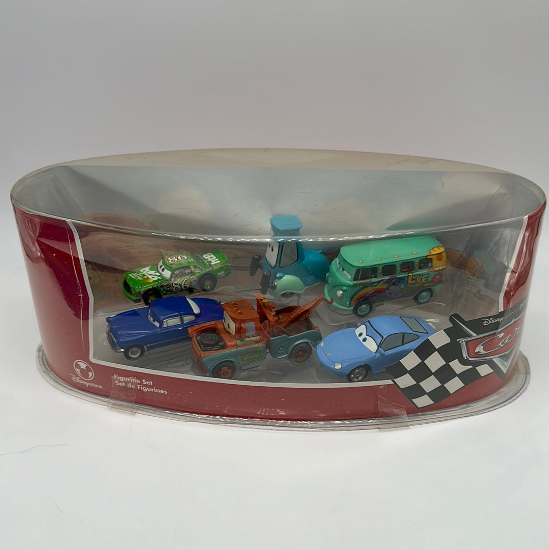 Disney Pixar Cars Movie - Disney Parks Store Exclusive - Radiator Springs Six Car Figurine Playset